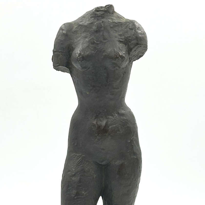 Moses Kottler Bronze Torso 1892-1977 Signed