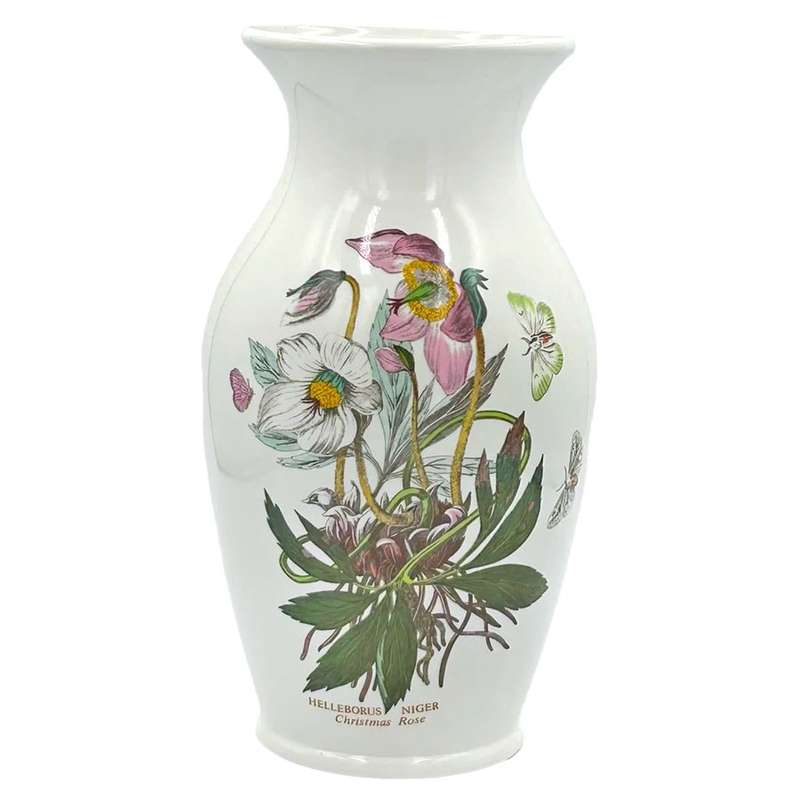Portmeirion Botanic Garden Christmas Rose  Vase 26cm