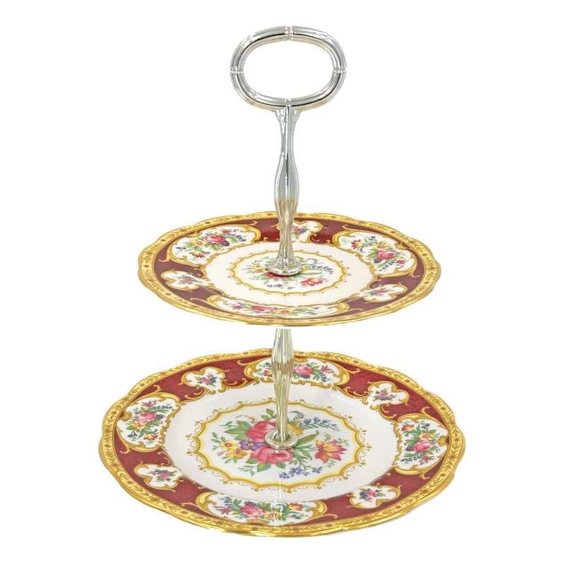 Royal Albert Lady Hamilton Two Tier High Tea Stand  C1939
