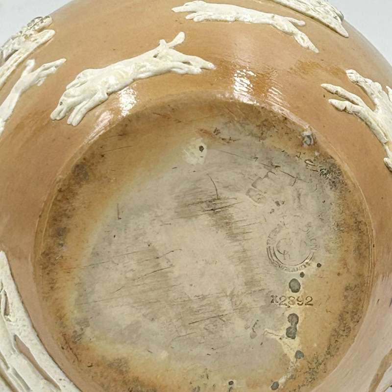 Rare Doulton Lambeth Ware Harvest Scene Jug 17cm