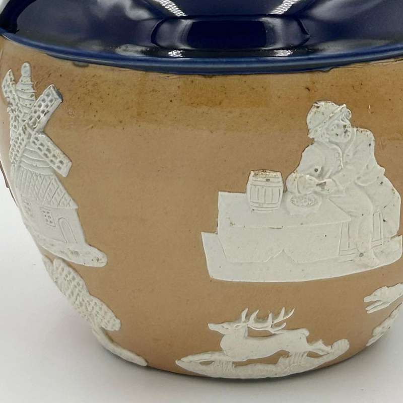 Rare Doulton Lambeth Ware Harvest Scene Jug