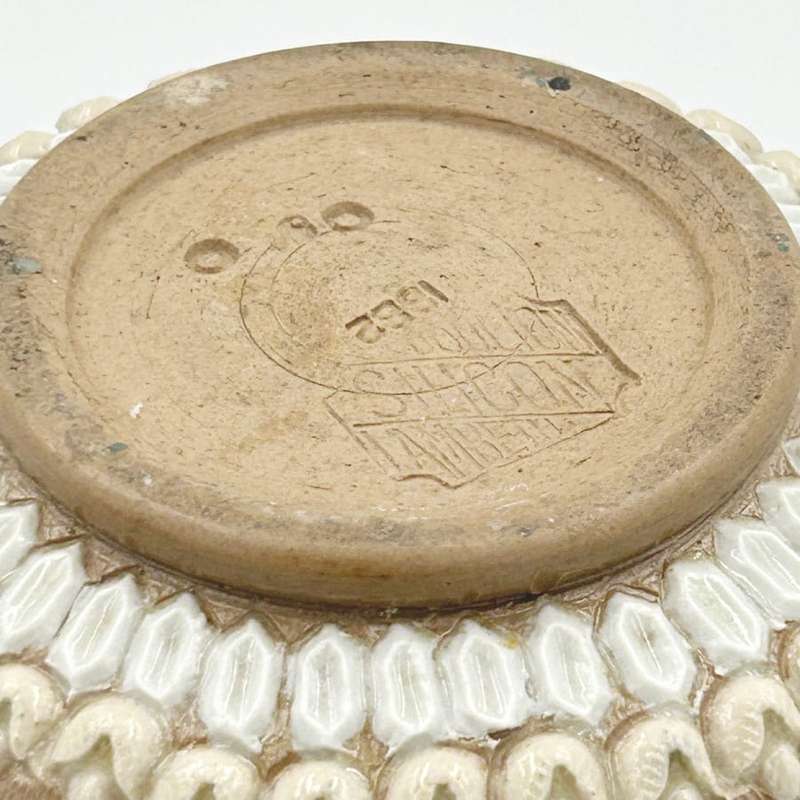 Rare Doulton Lambeth Ware Silicone Vase Jade Shell Design