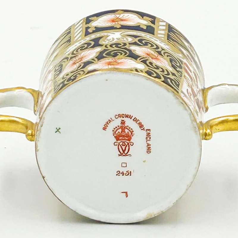 Royal Crown Derby Imari Miniature Loving Cup C1904