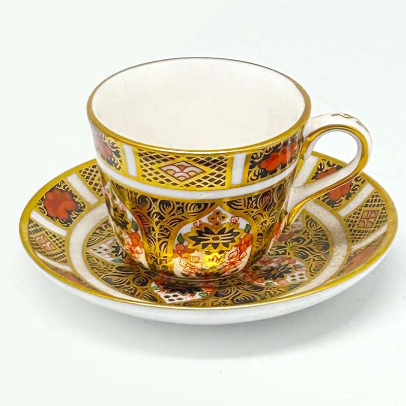 Royal Crown Derby Old Imari Miniature Tea Set Boxed 1128