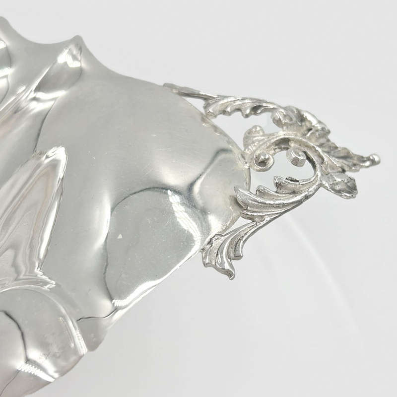 Art Nouveau German Silver Pedestal Bowl