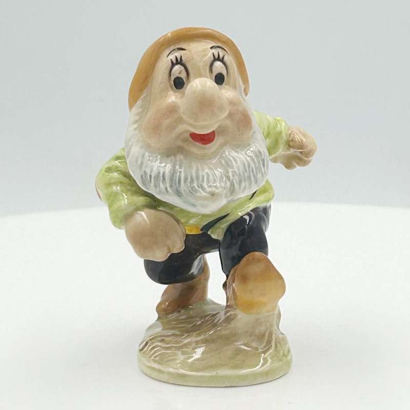 Beswick Gold Back Stamp Walt Disney Sneezy 1398