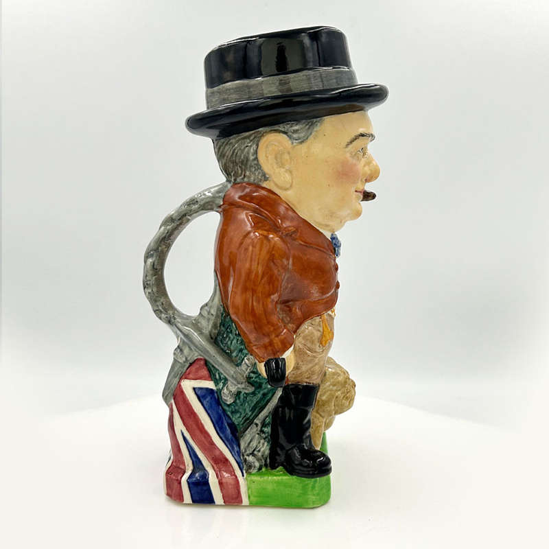 Burleigh Ware  Bull Dogs Winston Churchill Toby Jug