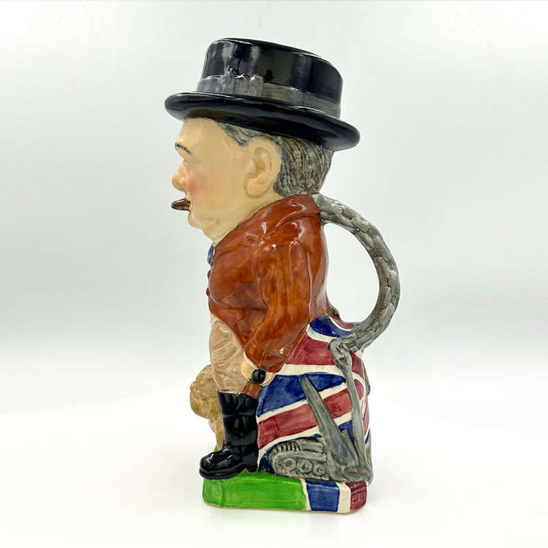 Burleigh Ware  Bull Dogs Winston Churchill Toby Jug