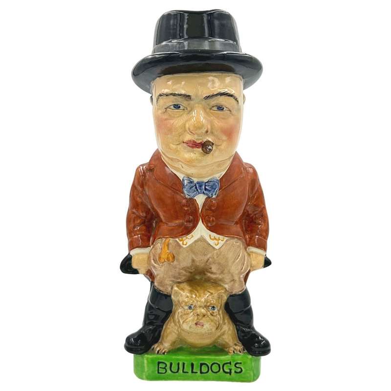 Burleigh Ware  Bull Dogs Winston Churchill Toby Jug