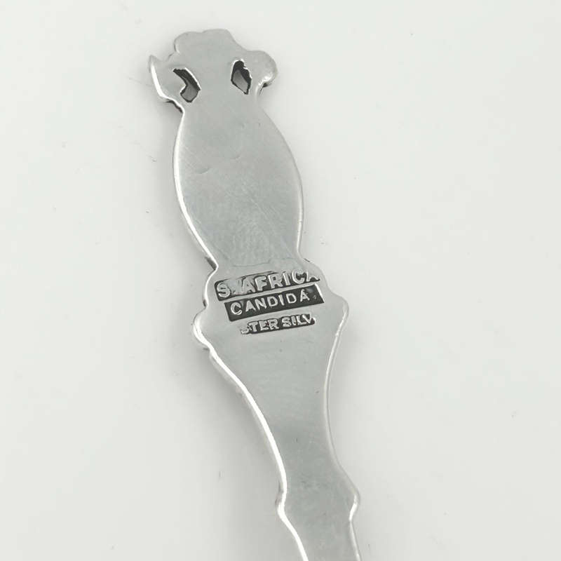Candida Sterling Silver Commemorative Spoon South Zulu Shield