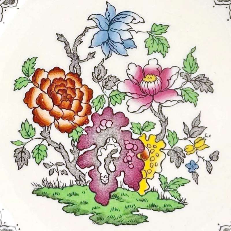 Copeland Spode Chinese Rose Pattern Trio