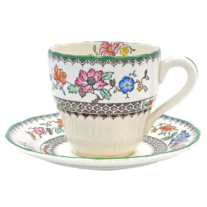 Copeland Spode Chinese Rose Coffee Demitasse