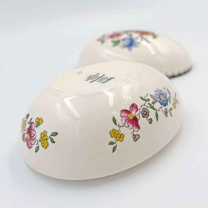 Copeland Spode Chinese Rose Egg Trinket Bowl
