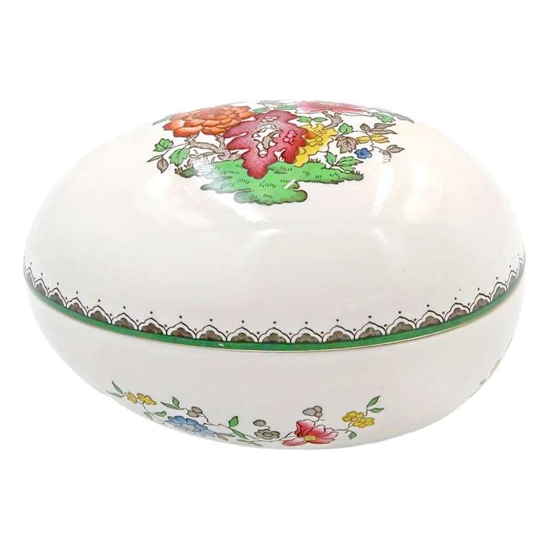 Copeland Spode Chinese Rose Egg Trinket Bowl
