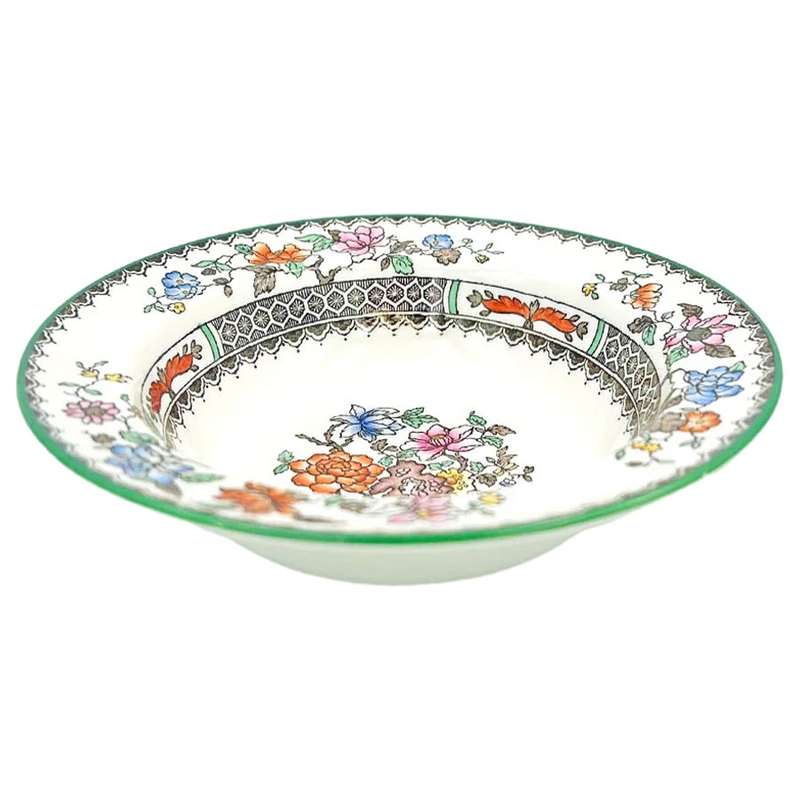 Copeland Spode Chinese Rose Lipped  Dessert Bowl