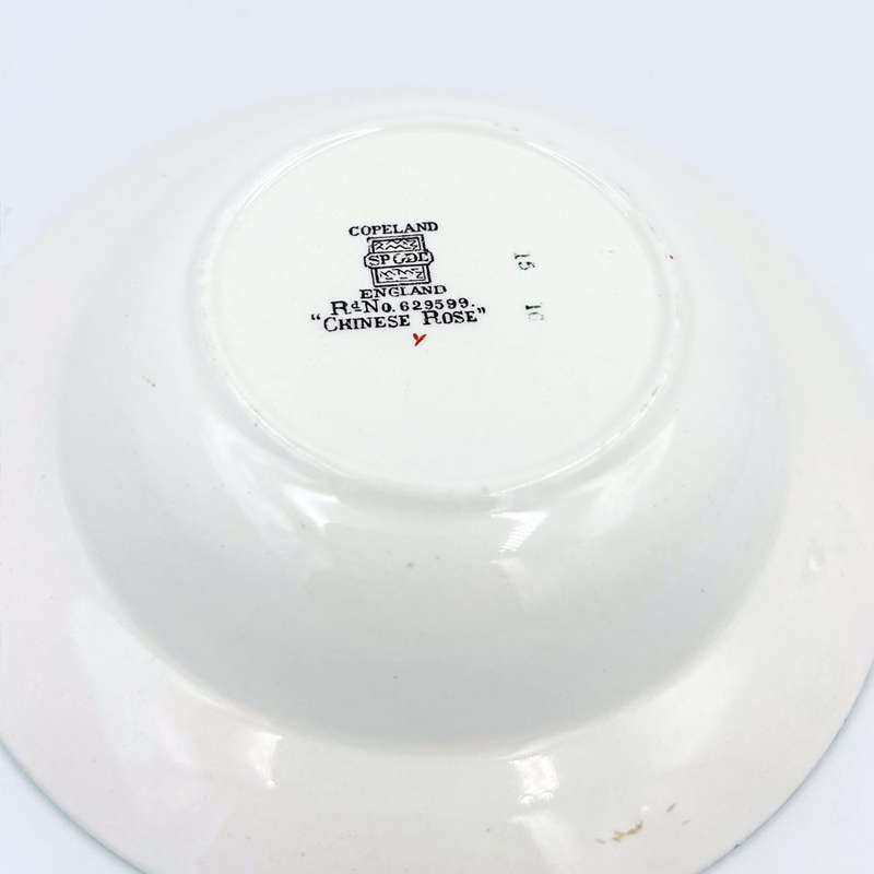 Copeland Spode Chinese Rose Lipped  Dessert Bowl