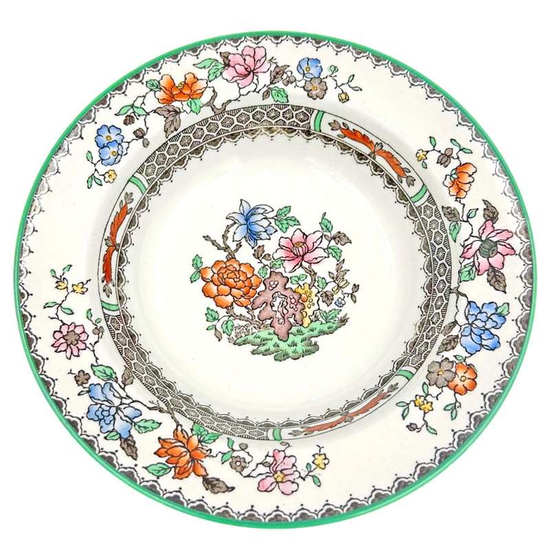 Copeland Spode Chinese Rose Lipped  Dessert Bowl