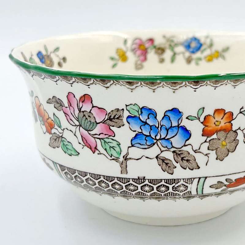 Copeland Spode Chinese Rose Sugar Bowl Early Mark