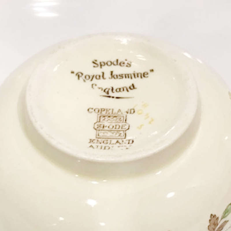 Copeland Spode Royal Jasmine Soup Coupe and Saucer