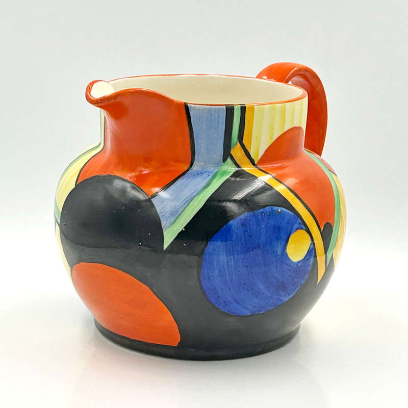Crown Devon Cubist Pattern A20 Jug Designed By Enoch Boulton