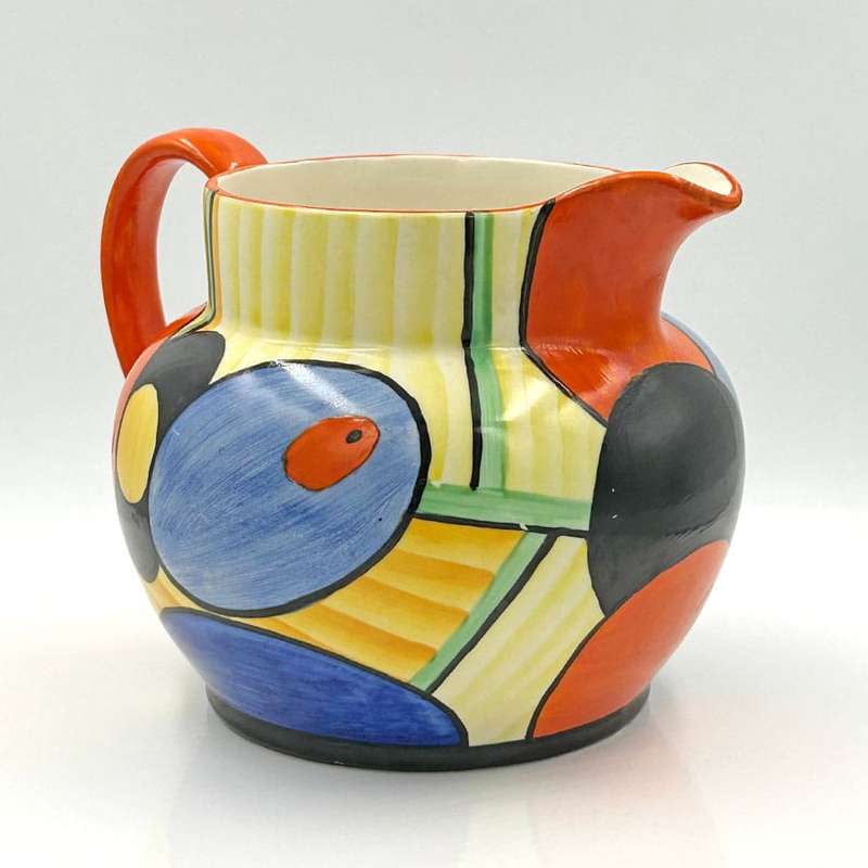 Crown Devon Cubist Pattern A20 Jug Designed By Enoch Boulton