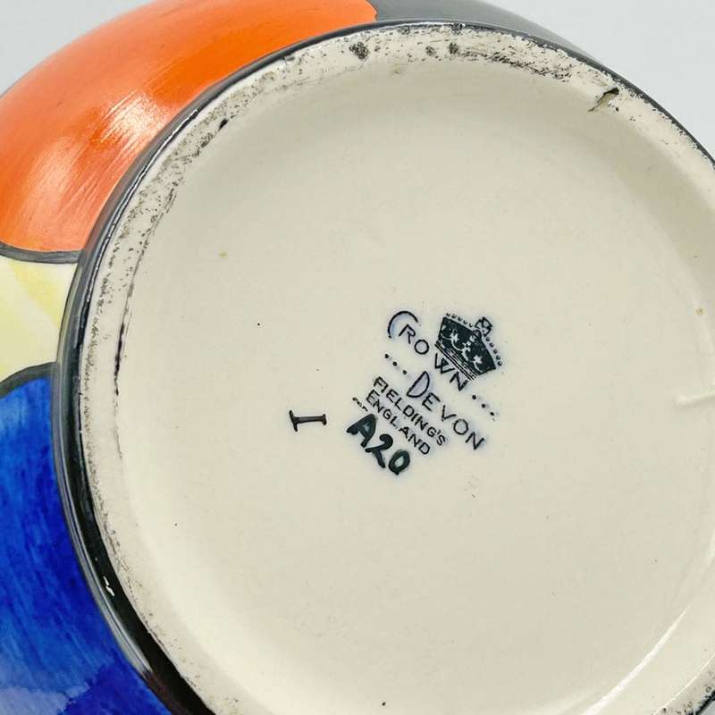 Crown Devon Cubist Pattern A20 Jug Designed By Enoch Boulton