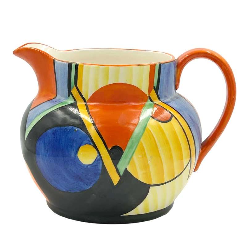 Crown Devon Cubist Pattern A20 Jug Designed By Enoch Boulton
