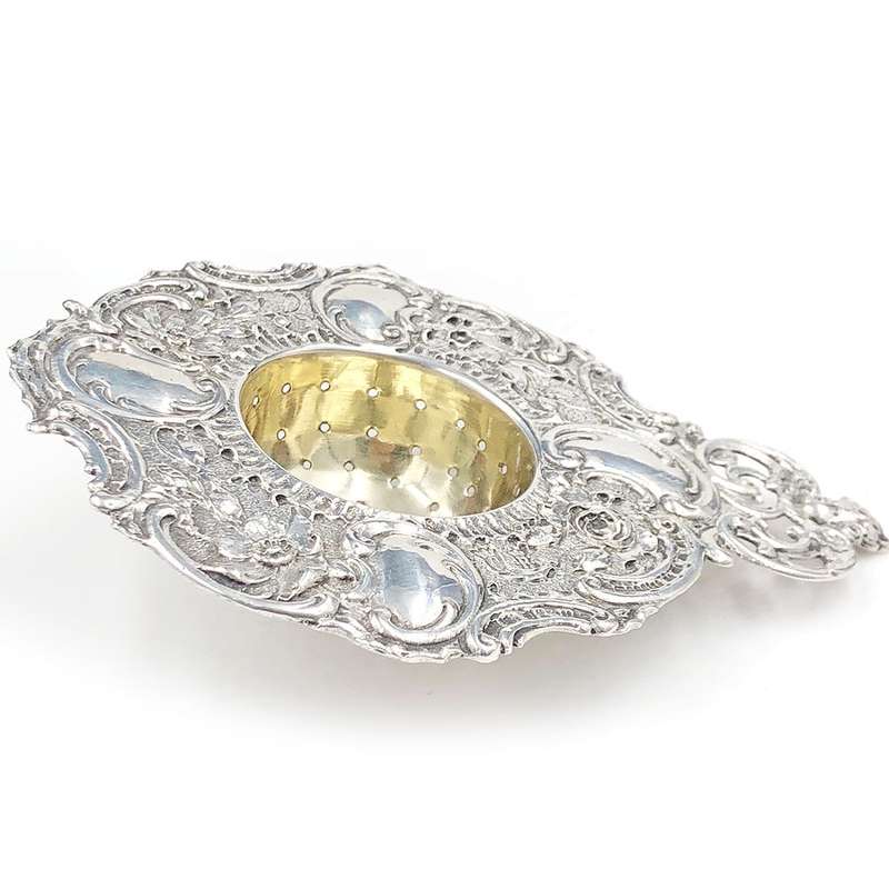 Dutch Silver Tea Strainer