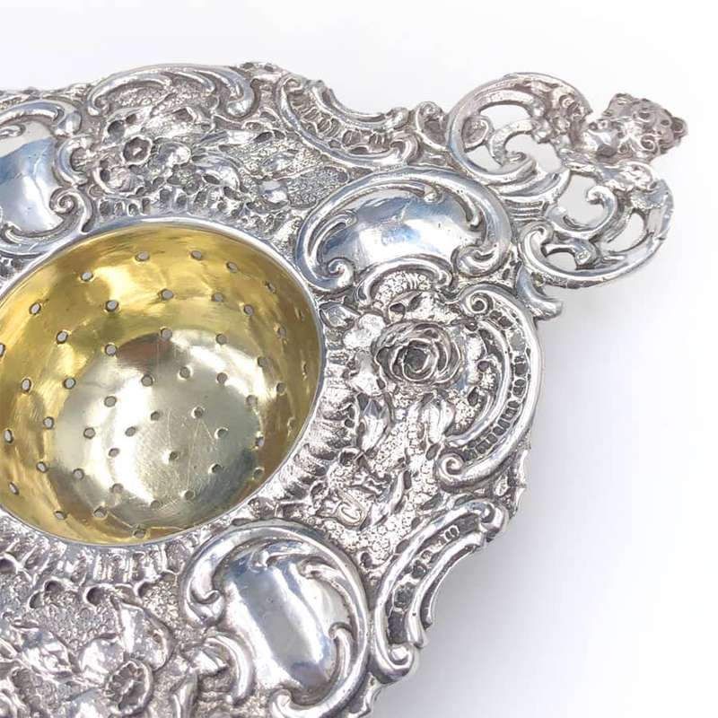 Dutch Silver Tea Strainer