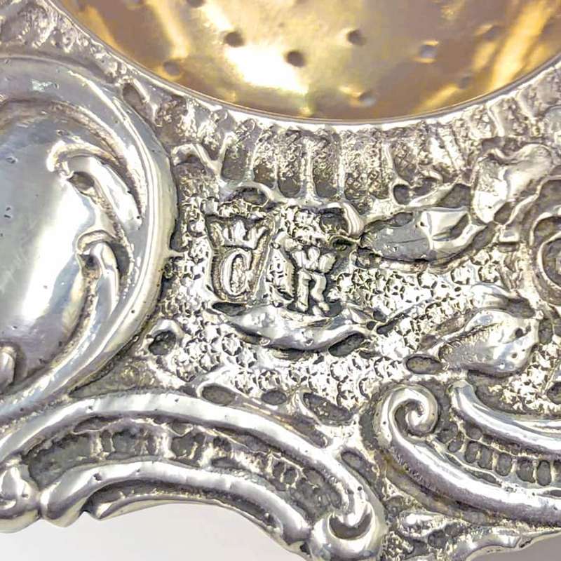 Dutch Silver Tea Strainer