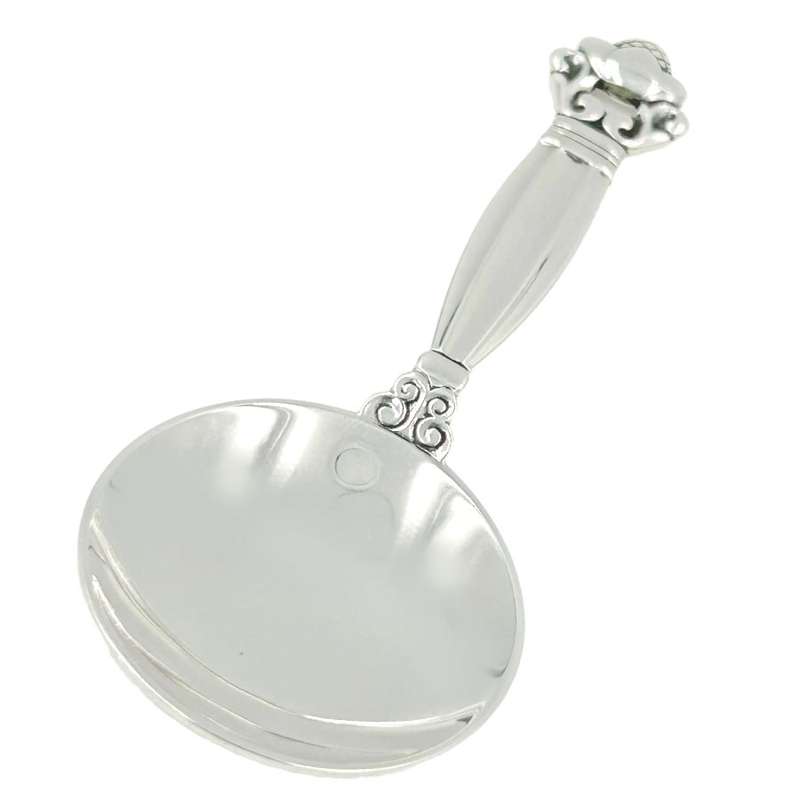 Georg Jensen Sterling Silver Acorn Caddy Spoon