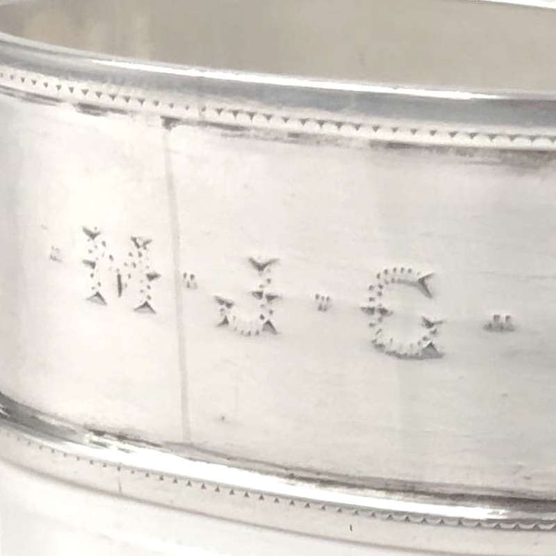Hallmarked  Silver Birmingham 1900 Serviette Ring