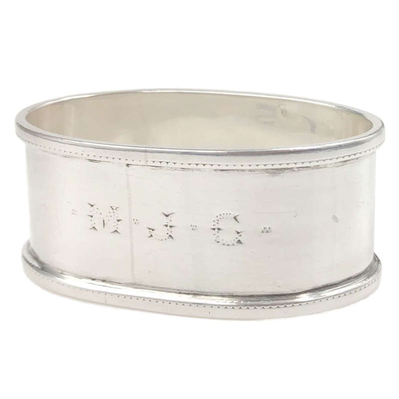Hallmarked  Silver Birmingham 1900 Serviette Ring