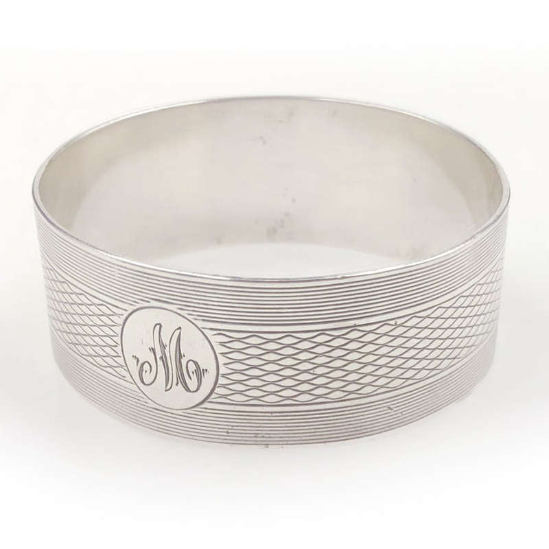 Hallmarked  Silver Chester 1926 Serviette Ring