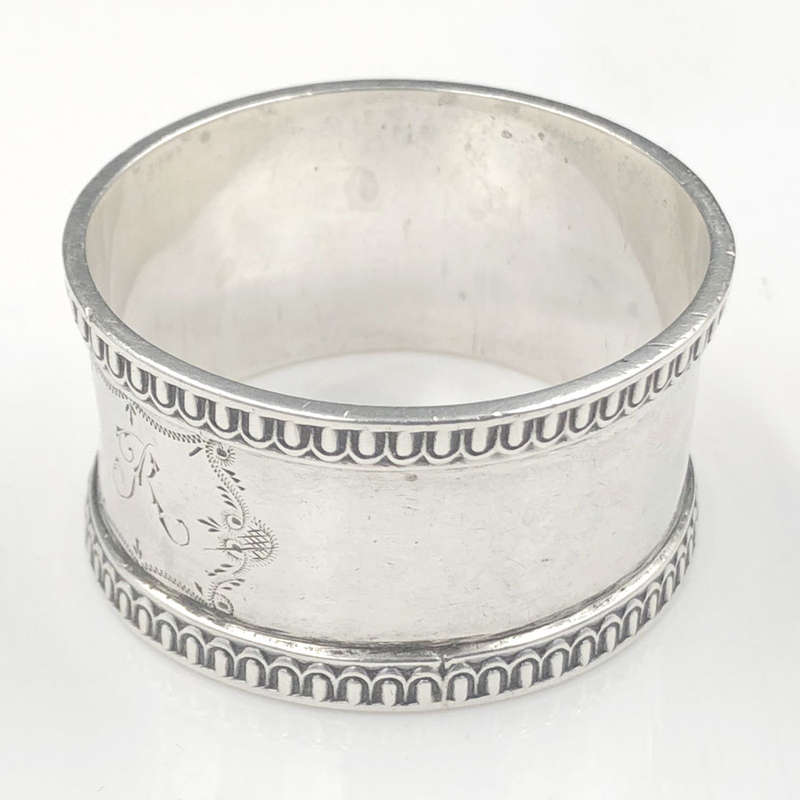 Hallmarked  Silver Birmingham 1906 Serviette Ring