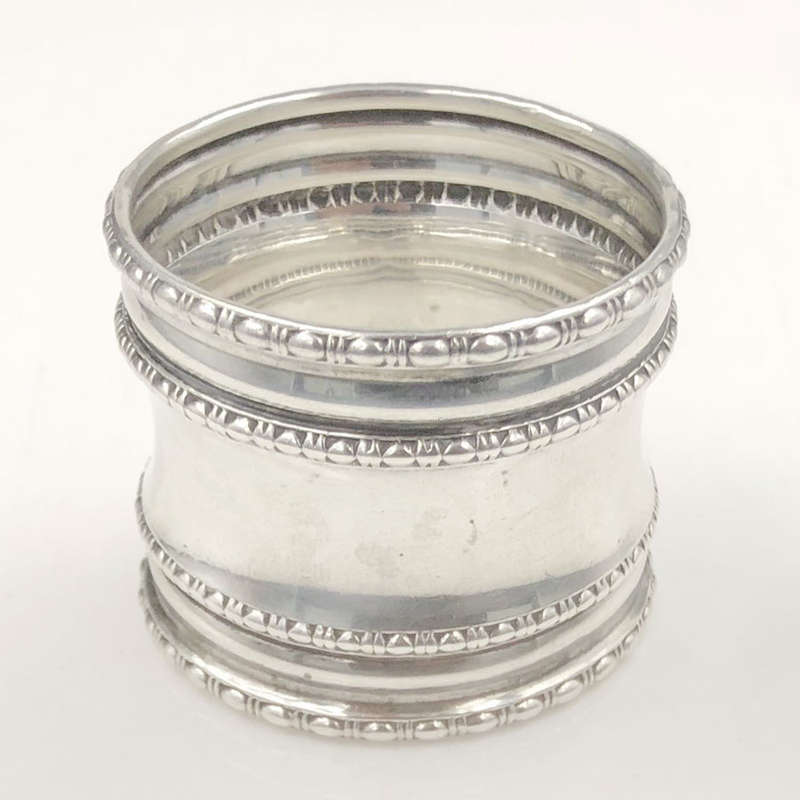 Hallmarked  Silver Birmingham 1911 Serviette Ring