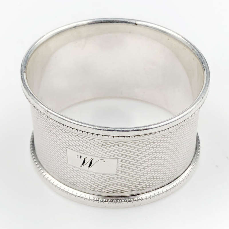 Hallmarked  Silver Birmingham 1922 Serviette Ring