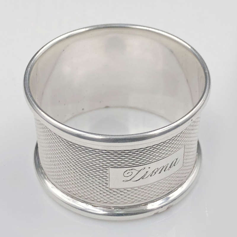 Hallmarked  Silver Birmingham 1947 Serviette Ring