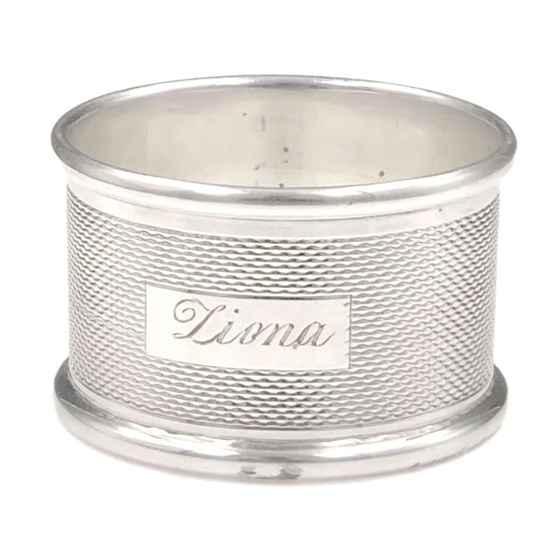 Hallmarked  Silver Birmingham 1947 Serviette Ring