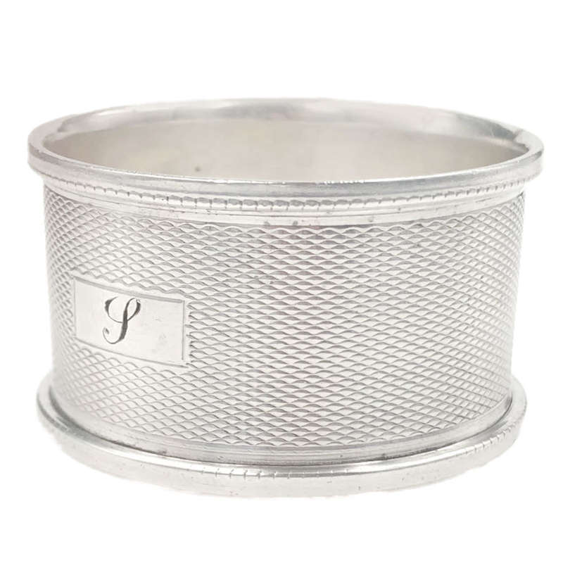 Hallmarked  Silver Birmingham Serviette Ring 1947