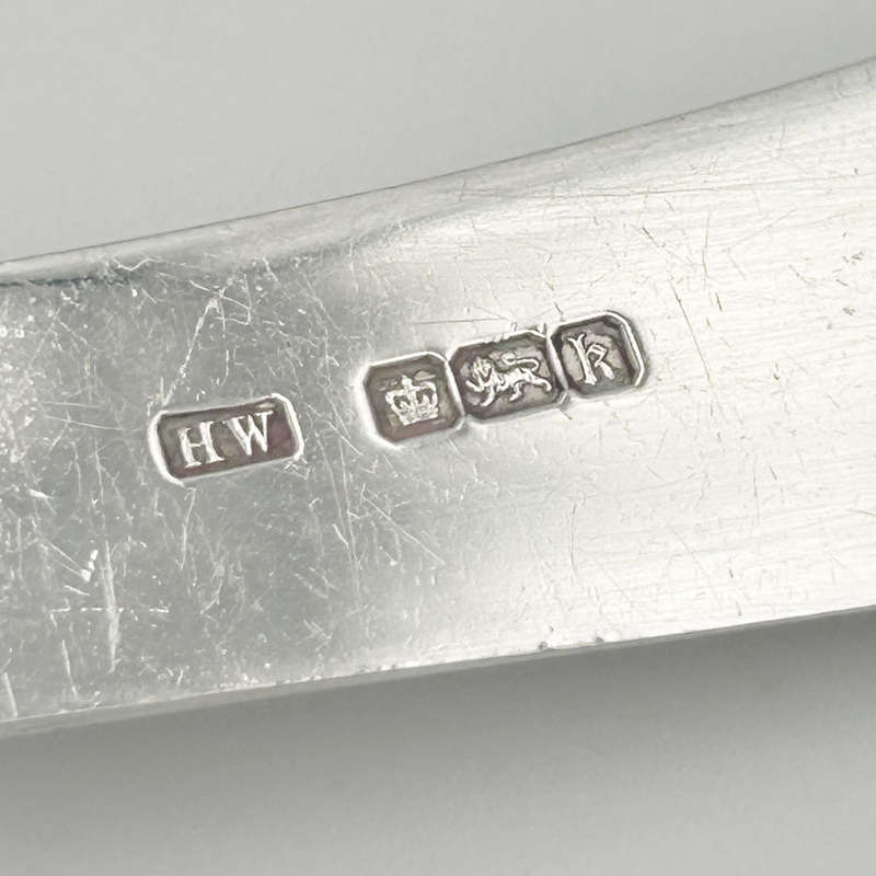 Hallmarked Silver Cased Four Piece Serving Cuttlery Set Sheffield 1903