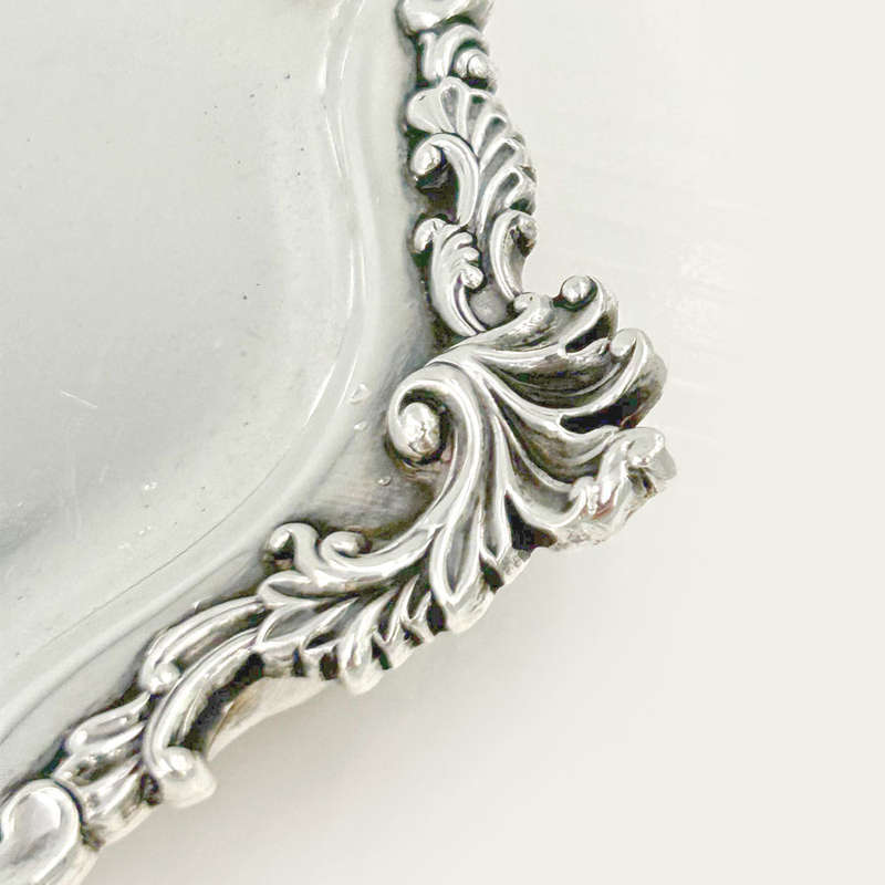 Hallmarked Silver Salver Edward VIII Hawksworth Eyre and Co London 1901