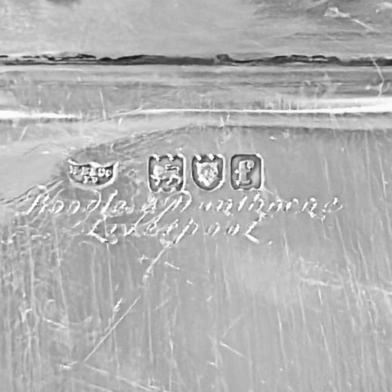 Hallmarked Silver Salver Edward VIII Hawksworth Eyre and Co London 1901