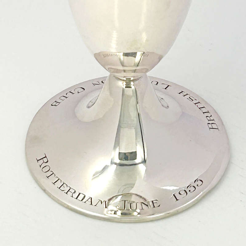 Large German Silver Spill Vase Post 1894