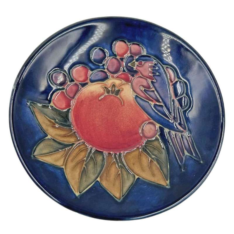 Moorcroft Finches Bowl Sally Tuffin