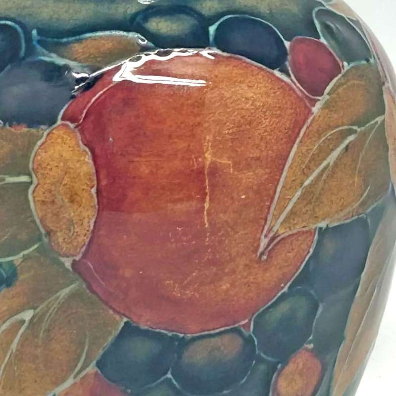 Moorcroft William Pomegranate Pattern Vase C1915