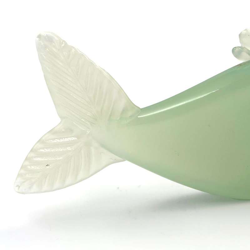 Murano Green Seguso Medium Fish 20th