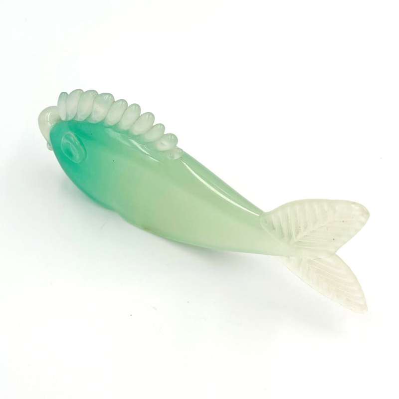Murano Green Seguso Medium Fish 20th