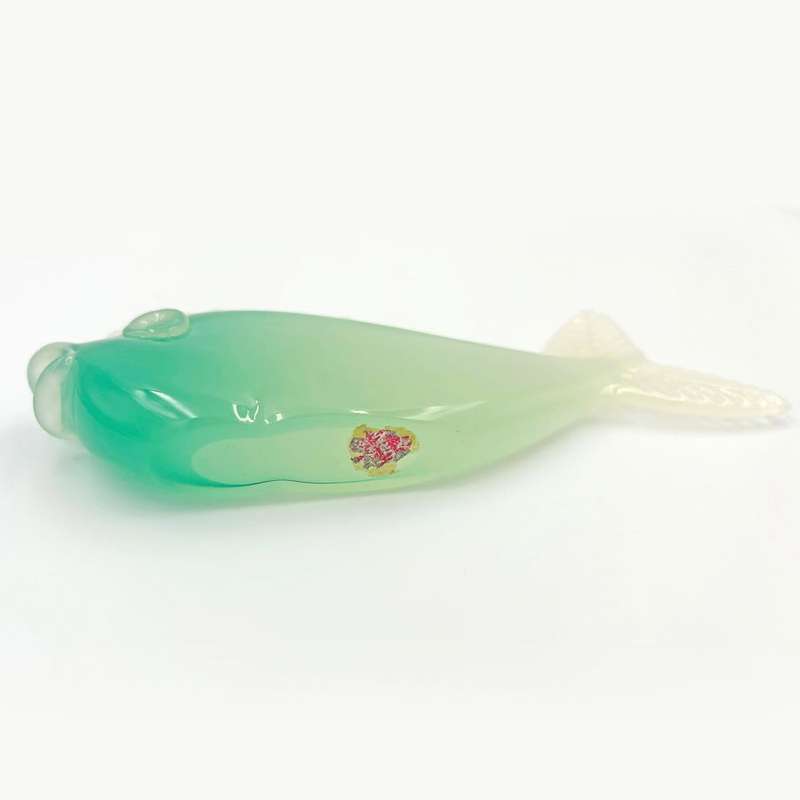 Murano Green Seguso Medium Fish 20th