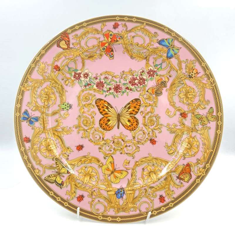 Rosenthal Versace Butterfly Le Jardin De Canapé Decorative Underplate